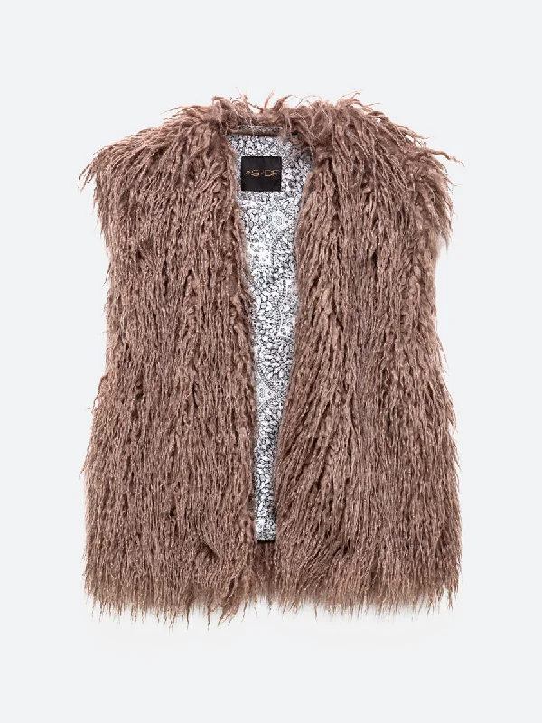 REVOLUTION SHAG FUR VEST