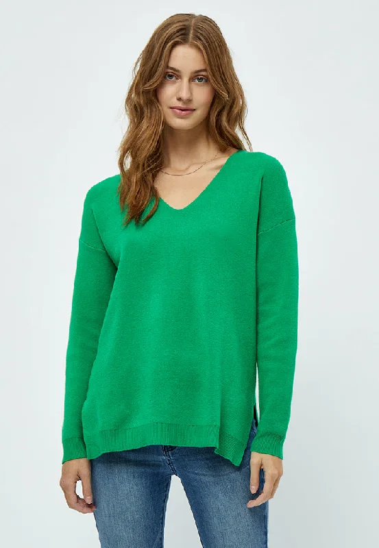 PCRosalia Knit Pullover - Bright Green