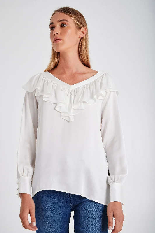 Ruffled blouse