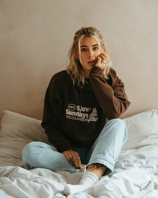 Slow Sundays Hoodie - Brown