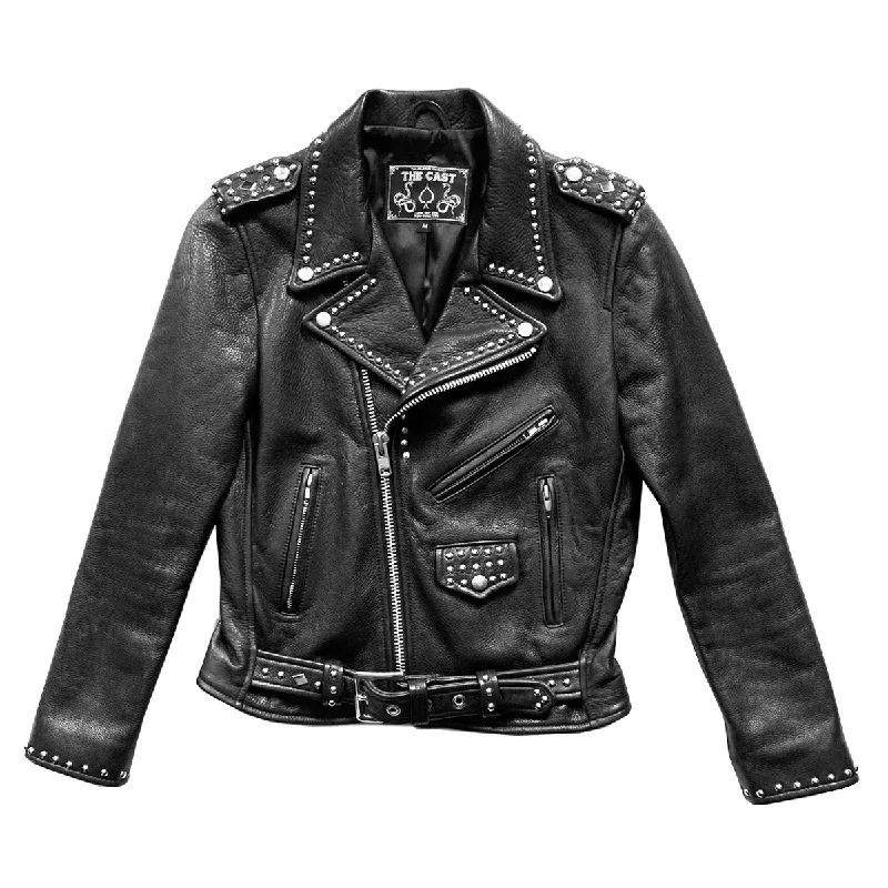 STUDDED BOWERY JACKET (WOMENS)