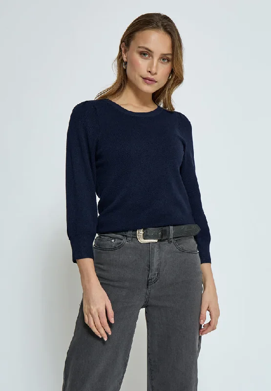 PCTana Knit Pullover - NAVY