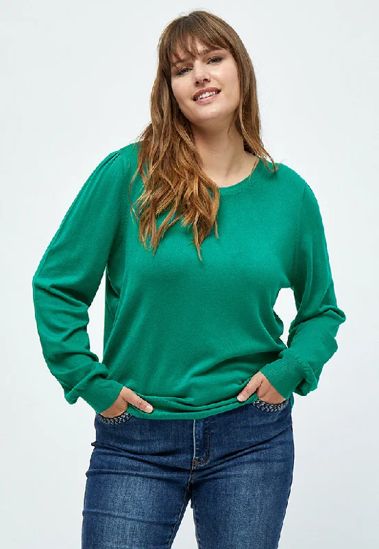 PCTana Knit Pullover Curve - Cadmium Green