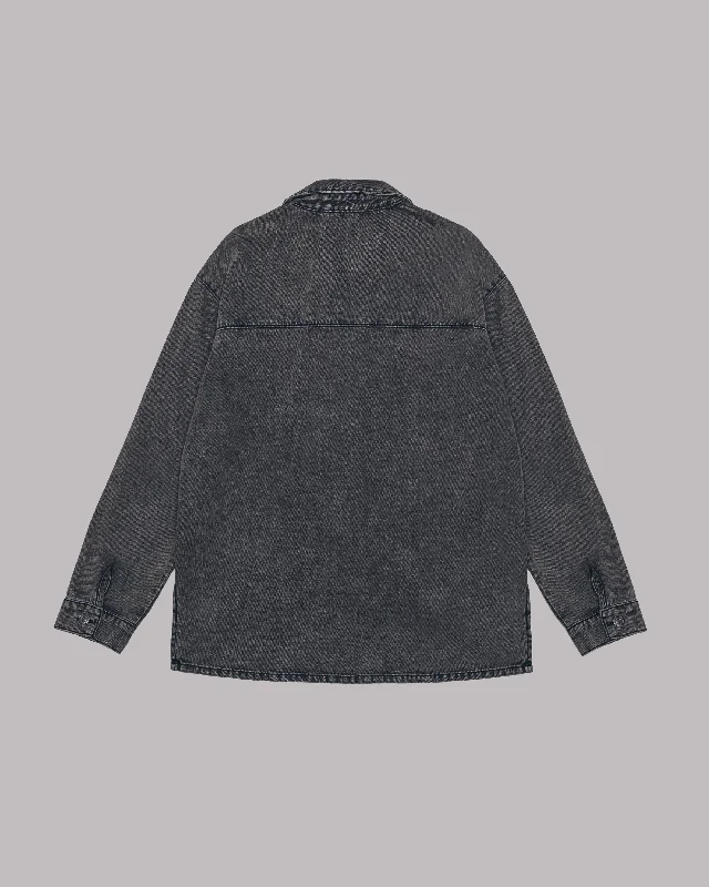 The Grey Denim Overshirt