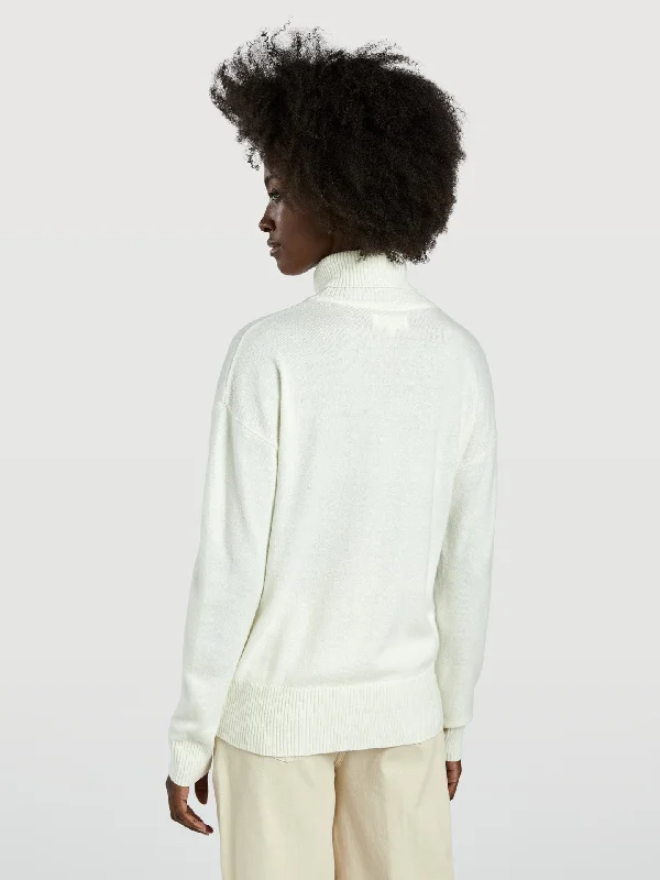 Turtleneck Sweater With Jacquard