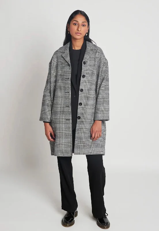 Mars Attacks Coat - Houndstooth Check