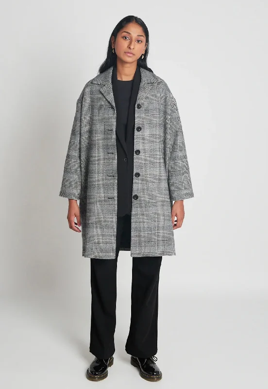 Mars Attacks Coat - Houndstooth Check