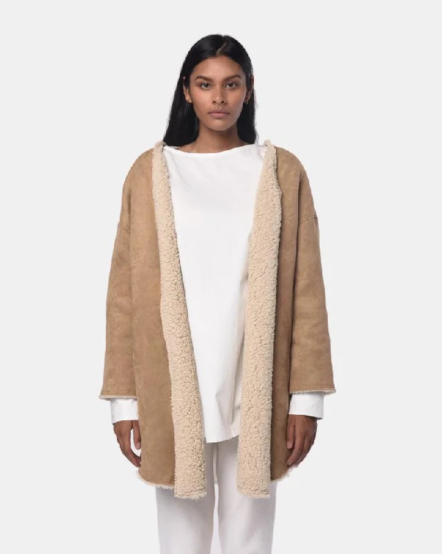 Ura Coat in Tan