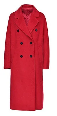 Women Autumn Winter Elegant Casual Warm Wool Coat