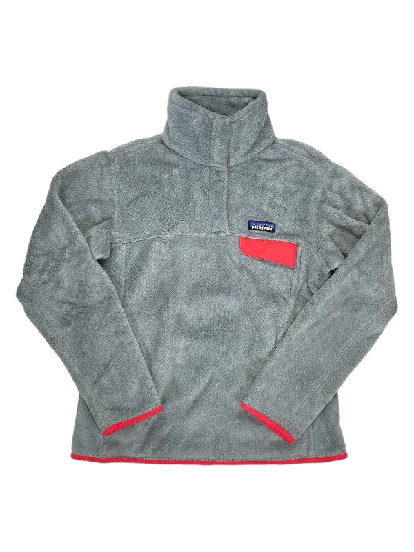 _managed:used and excellent / small: / grey/pink pocket:#bcbdc3