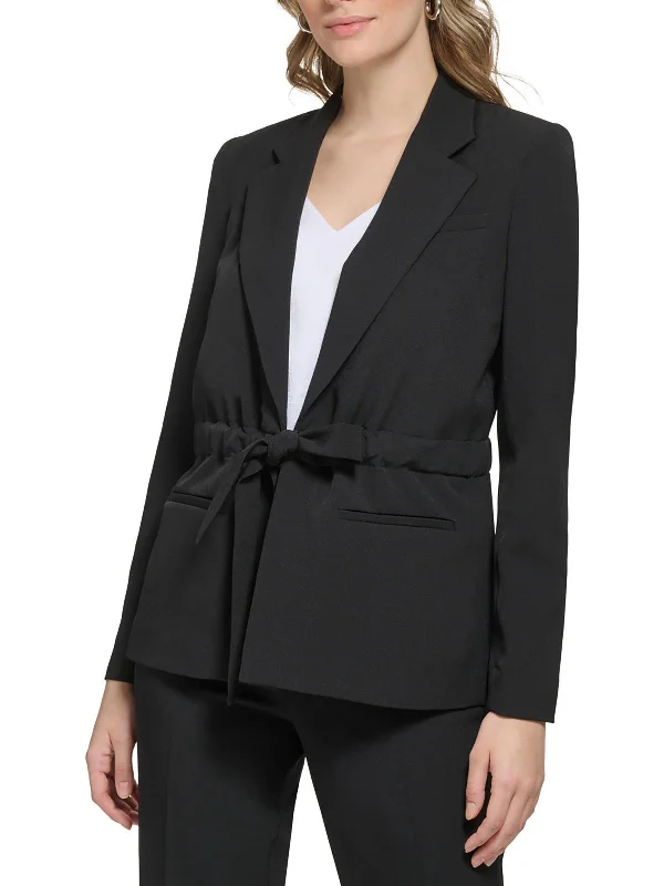 Womens Woven Long Sleeves Suit Jacket