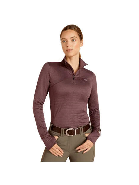 Ariat Gridwork Zip Neck Baselayer