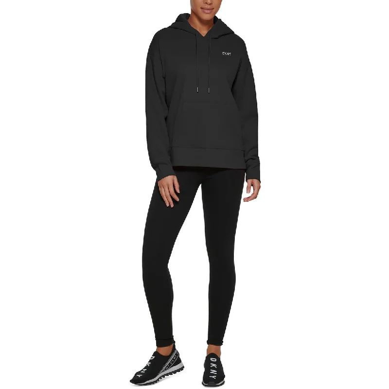 DKNY Sport Womens Fitness Activewear Hoodie