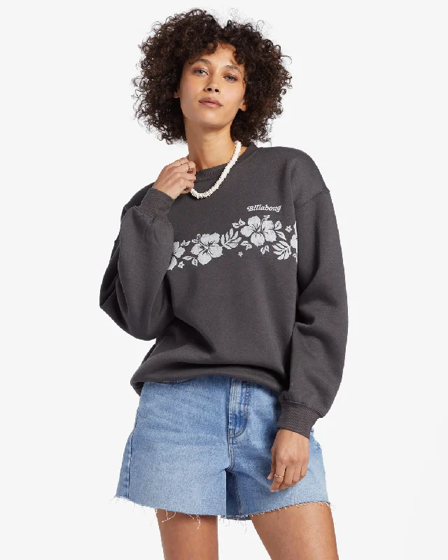 Forget Me Not Sweatshirt - Off Black