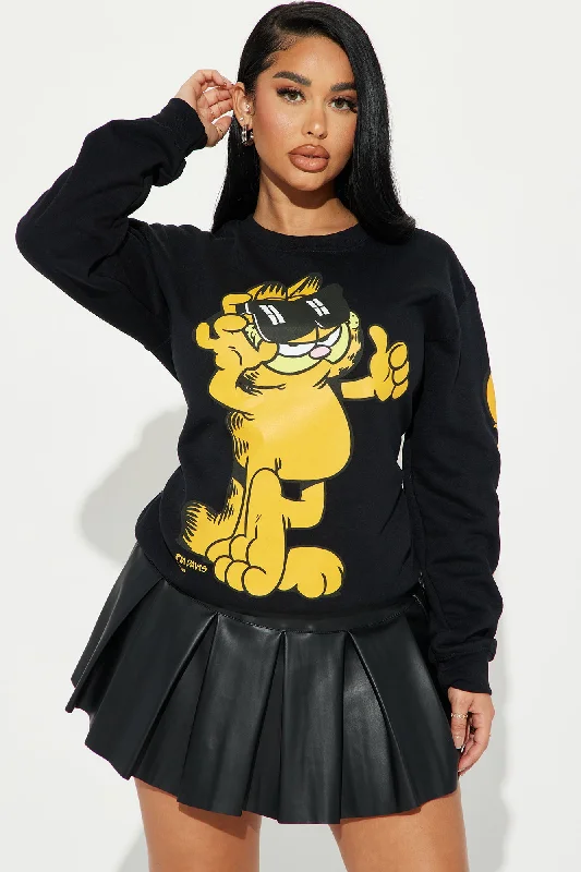 Garfield Crew Neck Sweatshirt - Black