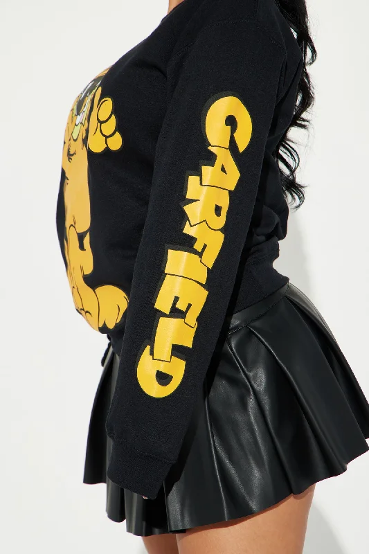 Garfield Crew Neck Sweatshirt - Black