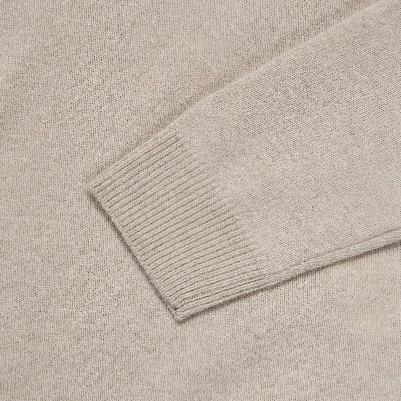 Kirk Merino Lambswool Turtleneck - Oatmeal