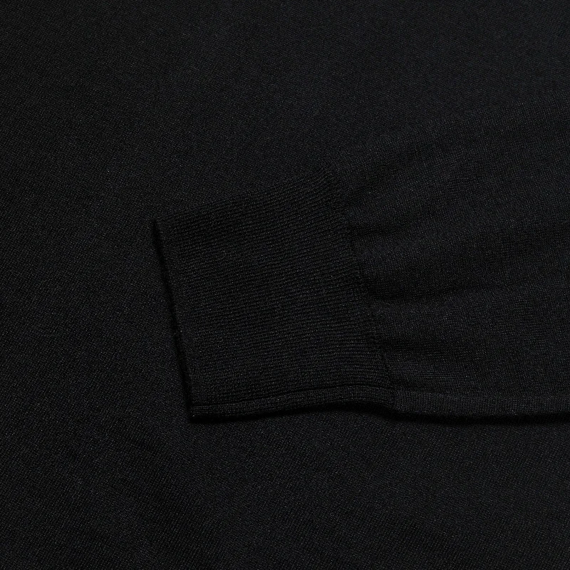 Tech Merino Polo - Black